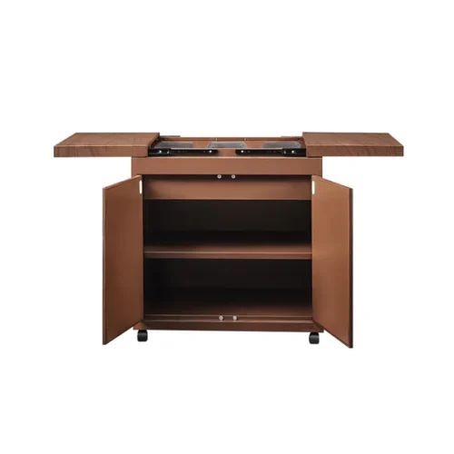 ALM FOOD WARMER TROLLEY WITH 2 SHELVES AND 3 PLATES – MODEL ALM-HT3SLO