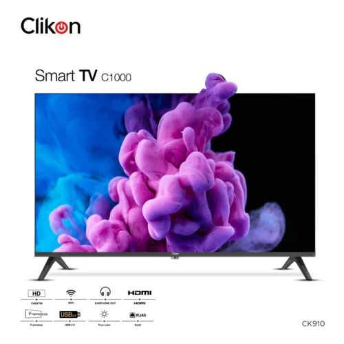 CLIKON 32" HD SMART LED TV WITH 1GB RAM | 8GB STORAGE | MODEL CK910
