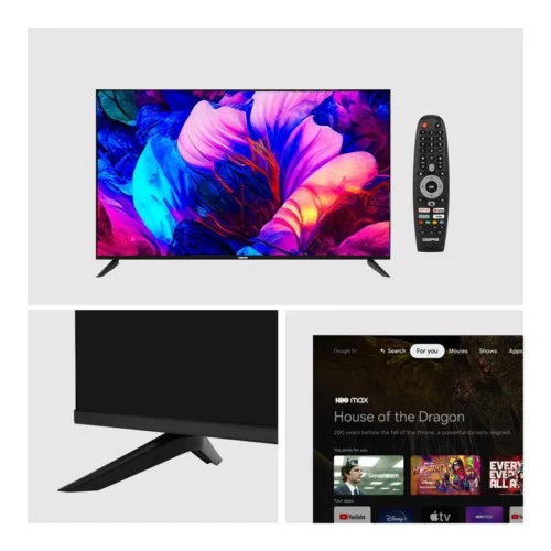 GEEPAS 55 INCH 4K UHD GOOGLE SMART LED TV – MODEL GLED5506SGXHD