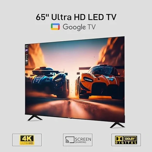 GEEPAS 65″ 4K UHD | GOOGLE SMART LED TV – MODEL GLED6523SGXHD