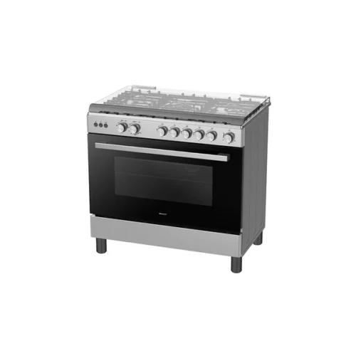 SHARP 5-BURNER GAS COOKER 90X60 SS – MODEL GN-SM9058L-SS3 | FREESTANDING | CONVECTION OVEN | ROTISSERIE