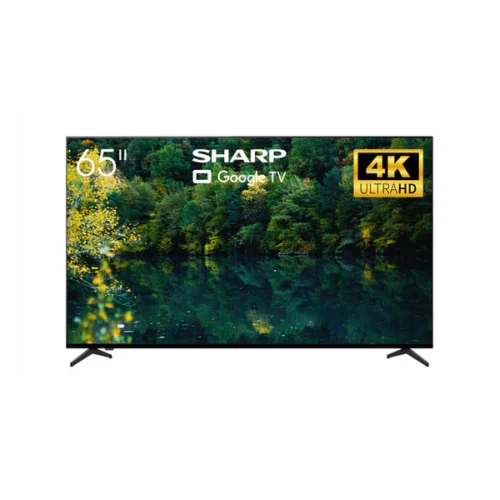 SHARP 65INCHES 4K GOOGLE TV – MODEL 4T-C65FJ1NX | FRAMELESS DESIGN | SMART TV