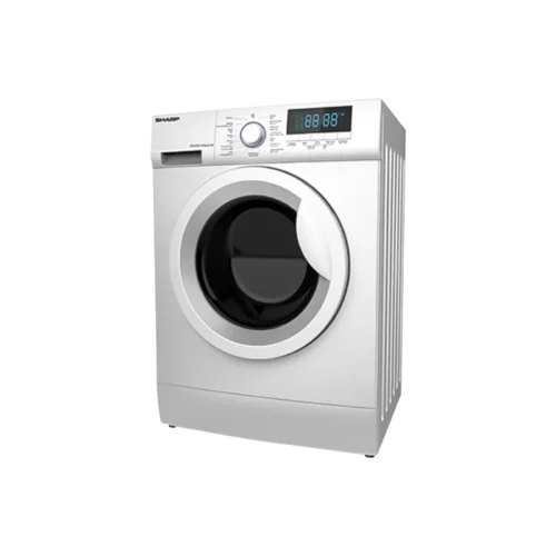 SHARP 7KG FRONT LOAD WASHING MACHINE – MODEL ES-FE712DLZ-W | 1200 RPM | ENERGY CLASS A+ | 16 WASH PROGRAMS
