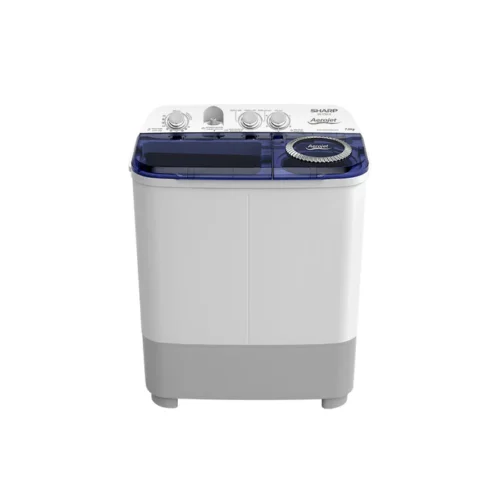 SHARP 7KG TWIN TUB WASHING MACHINE – MODEL ES-T75A-Z | SEMI-AUTOMATIC | ENERGY-EFFICIENT DESIGN