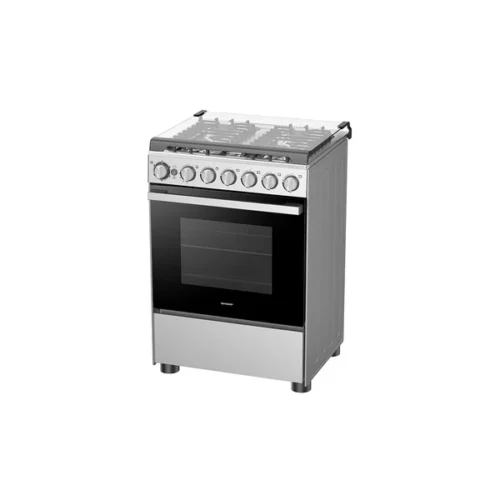 SHARP GAS COOKER 4 BURNERS 60X60 CM | MODEL GN-SM6057B-SS3