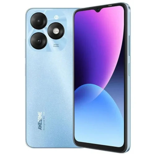 ITEL A70 4G AZURE BLUE | 12GB RAM (4+8) | 64GB STORAGE SMARTPHONE