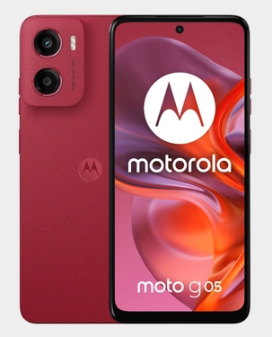 MOTOROLA MOTO G05 4G SMARTPHONE – PLUM RED – 4GB RAM, 256GB ROM