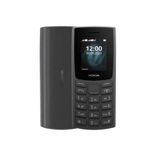 NOKIA 105 CHARCOAL DUAL SIM MOBILE PHONE – COMPACT & RELIABLE BASIC PHONE