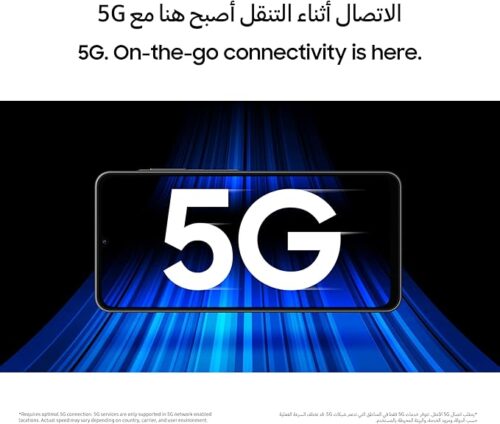 SAMSUNG GALAXY A06 5G SMARTPHONE – BLACK | 4GB RAM | 128GB INTERNAL STORAGE