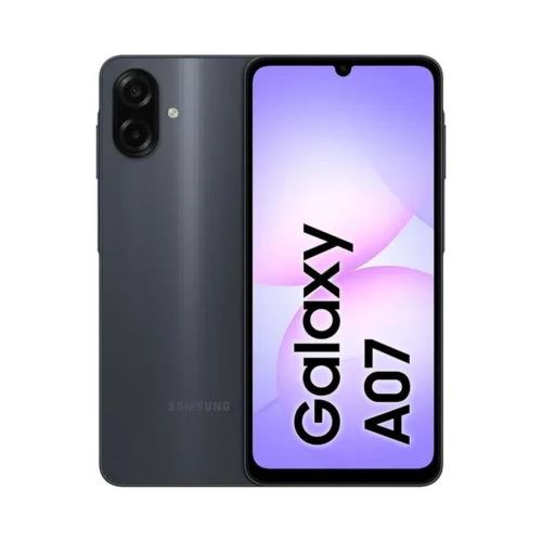 SAMSUNG GALAXY A07 4G SMARTPHONE – BLACK – 4GB RAM, 128GB ROM