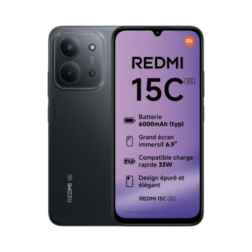 REDMI 15C 5G 4GB/128GB MIDNIGHT BLACK
