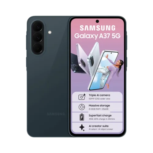 SAMSUNG GALAXY A37 5G AWESOME CHARCOAL 8GB/256GB