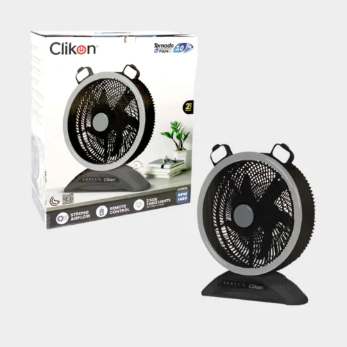 CLIKON RECHARGEABLE FAN WITH LED CK2025