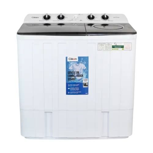 CLIKON SEMI AUTOMATIC WASHING MACHINE : 14KG CK675