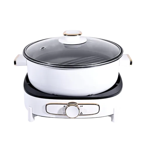 HAMILTON SPLIT MULTI FUNCTION POT,DOUBLE POT 1500W/5L HT1008MC